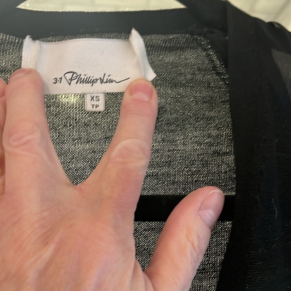 Philip Lim black cardigan sweater. XS - Picture 2 of 4